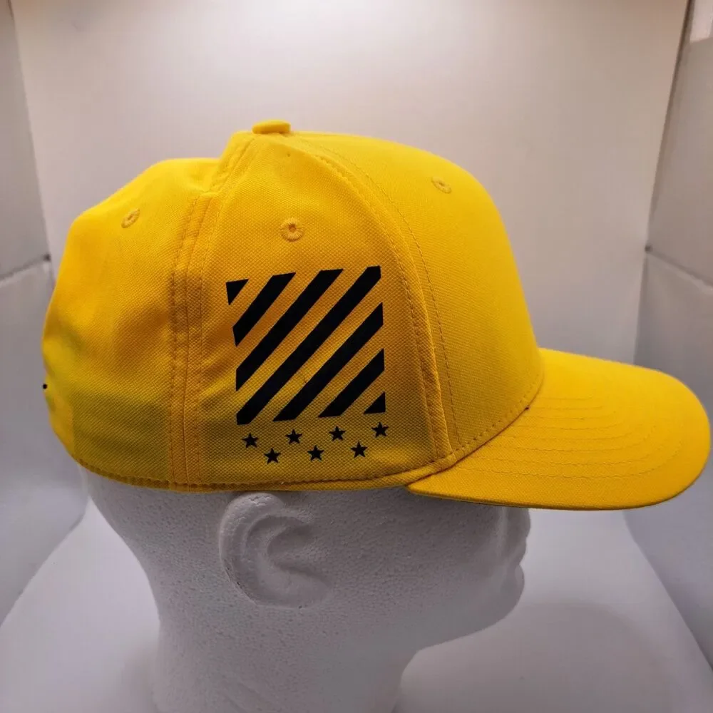 NIKE Golf Cap Men's Small/Medium Stretch Baseball Logo Neon Sports‎